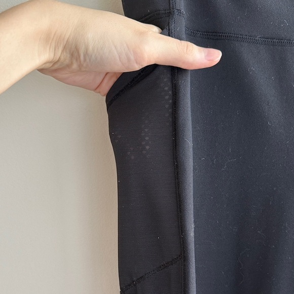 Lululemon Tightest Stuff Tight Black Leggings, High-Rise Mesh Cutout, Size 4 - Picture 6 of 14